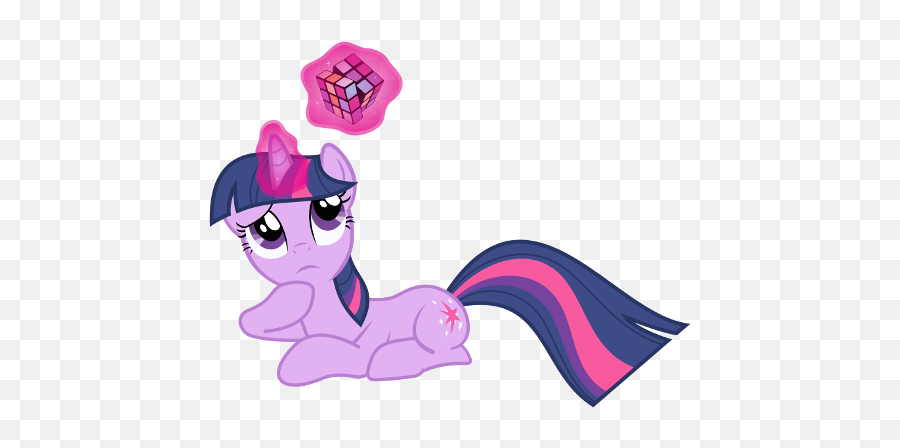 General - Twilight Sparkle Png Emoji,Rubik's Cube Emoji