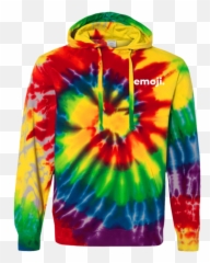 Womens Hoodies - Tie Dye Hoodie Png Emoji,Tie Dye Emoji