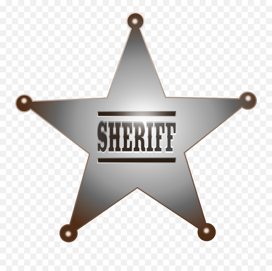 Clipart Stars Sherrif Clipart Stars Sherrif Transparent - Big Sheriff Star Emoji,Sheriff Emoji