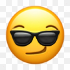 Cool Sunglasses Shades Emoji Emojis - Smiley,Trash Emoticon