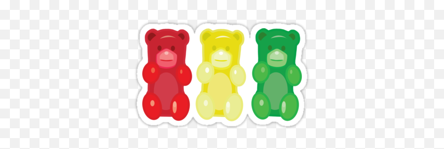 Gummy Bears Stop Set - Solid Emoji,Gummy Bear Emoji