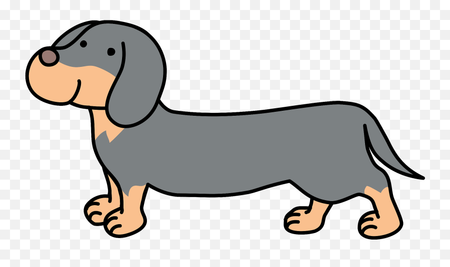Dachshund Dog Clipart - Dachshund Emoji,Wiener Dog Emoji
