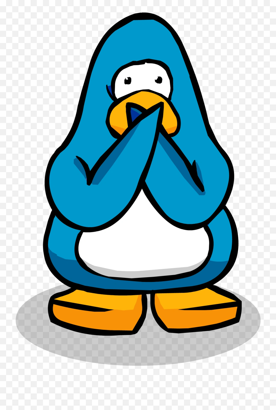 November - Club Penguin Scared Penguin Emoji,Pinky Swear Emoji