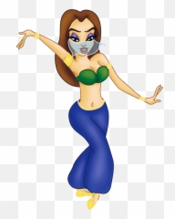 Dancer Clipart Guy - Belly Cartoon Png Emoji