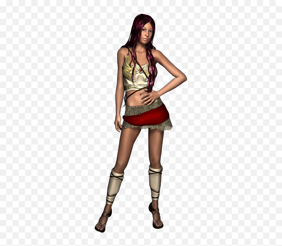 Girl Woman Warrior - Woman Warrior 3d Emoji,Dancing Girl Emoji Costume