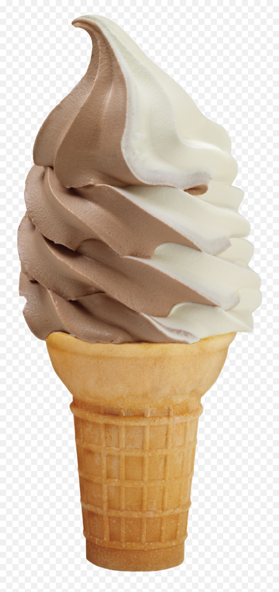 Icecream Ice Cream Swirl Chocolate And - Chocolate Vanilla Swirl Soft Serve Emoji,Emoji Chocolate Ice Cream