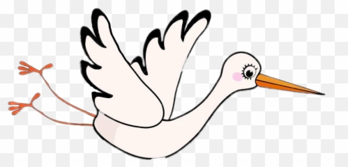 The Newest Stork Stickers - Clip Art Emoji,Stork Emoji