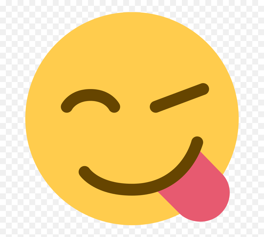 Twemoji 1f60b - Discord Emojis Transparent Background,X Emoji