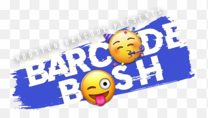 Barcode Bash Tickets - Smiley Emoji