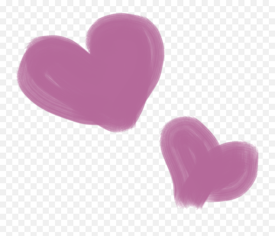Hearts Tumblr Painting Png Transparent - Heart Emoji,Candy Emoji Transparent