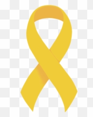Yellow Ribbon - Yellow Cancer Ribbon Transparent Background Emoji,Dont Forget Emoji