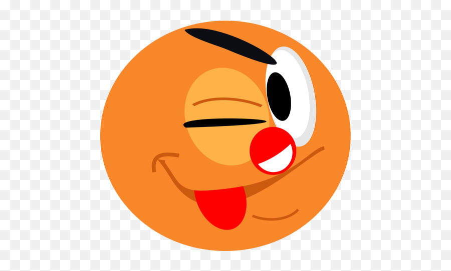 Clipart Vectoriels De Clown Smiley Clin Doeil - Clip Art Emoji,Question Emoji