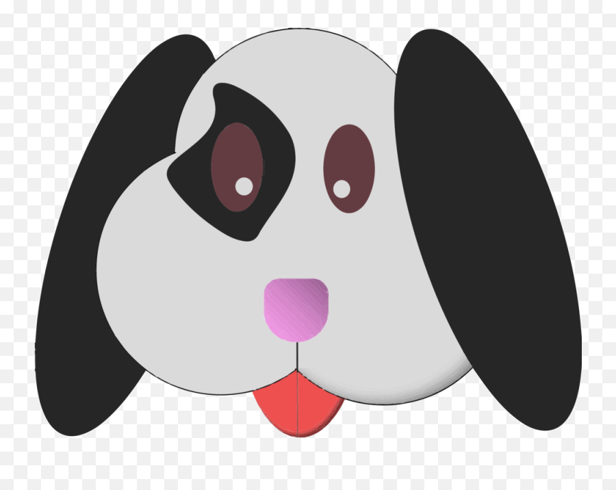 Whiskers Cartoon Snout Png Clipart - Puppy Head Clipart Emoji,Dog Emoji Png