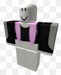 Mesh Sleeve Striped Crop Top W Cotton Candy Ext - Roblox Black Shirt Girl Emoji,Cotton Candy Emoji