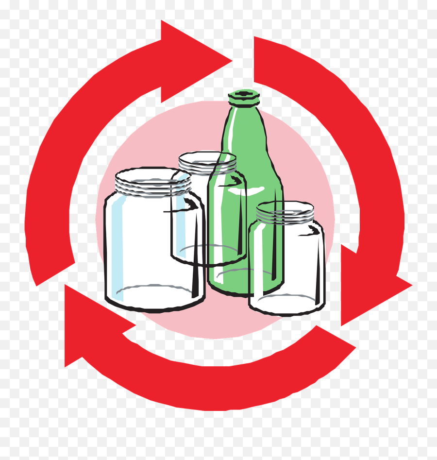 Recycle Recycling Glass Environment Eco - Glass Recycling Clip Art Emoji,Recycle Paper Emoji