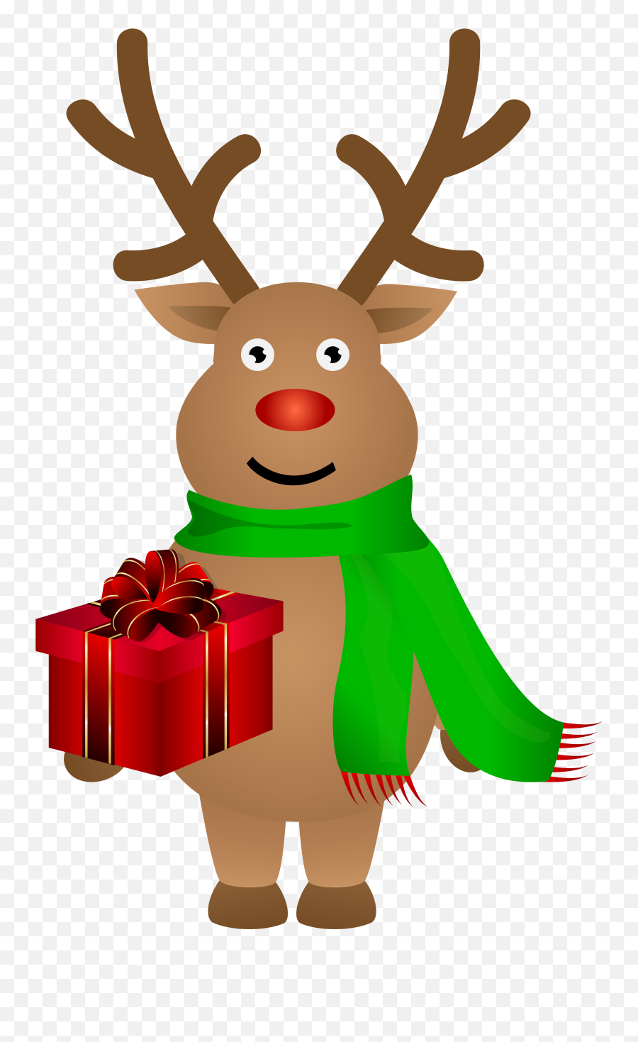 Library Of Reindeer Christmas Image - Christmas Reindeer Png Clipart Emoji,Cute Christmas Emojis
