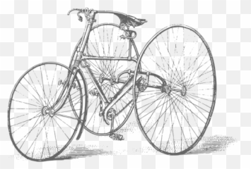 Antique Tricycle - High Wheel Emoji