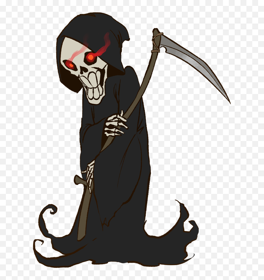 Grim Cliparts Free Download Clip Art - Grim Reaper Clipart Png Emoji,Grim Reaper Emoticon