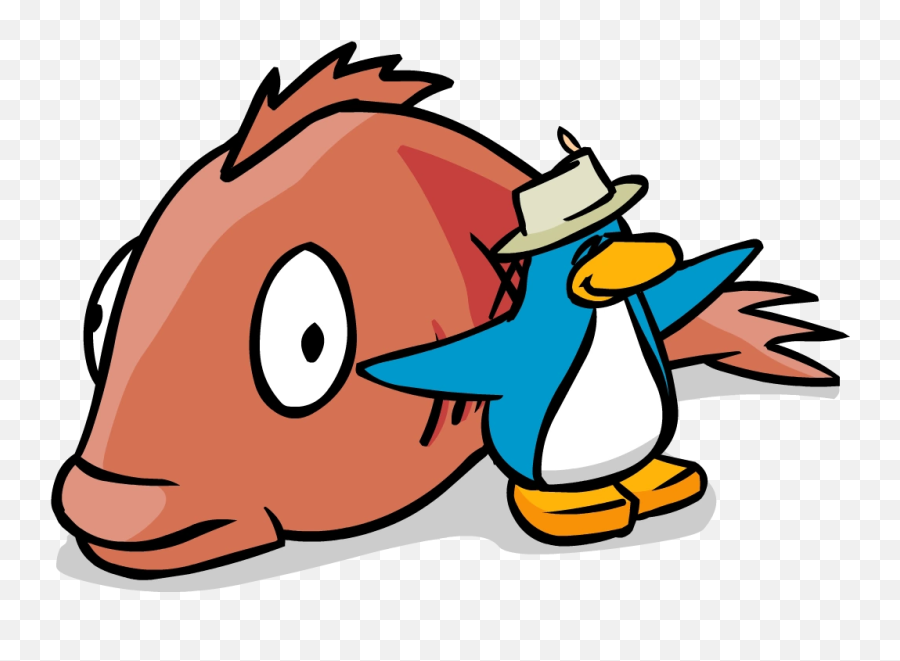 Mullet Club Penguin Wiki Fandom - Giant Fish Club Penguin Emoji,Fishing Emojis