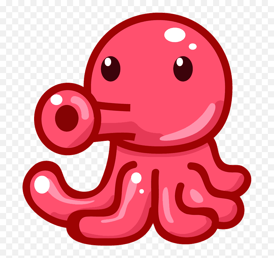 Octopus Emoji Clipart - Octopus Emoji Png,Octopus Emoji Android
