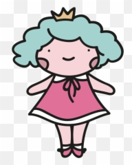 Prince Crown Woman Drawing Designer Clipart - Full Size Dibujos En Color De Muñecas De Trapo Emoji,Prince Emoji