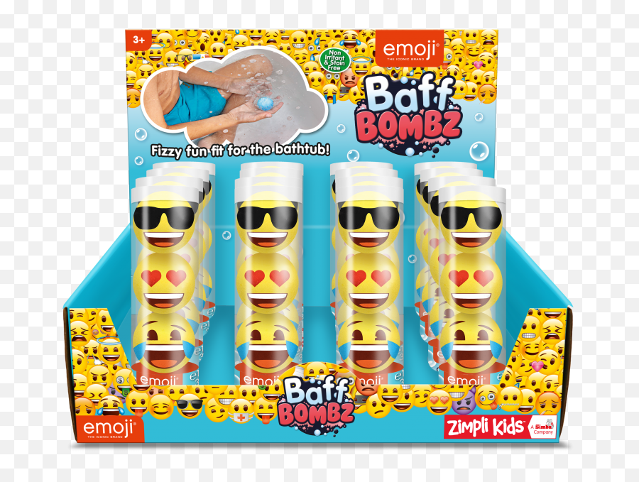 Emoji Baff Bombz - Soft,Bathtub Emoji