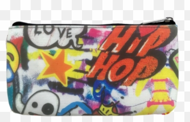 Download Hd Picture Of Emoji Graffiti Pencil Case - Shoulder Bag,Emoji Pencil Case