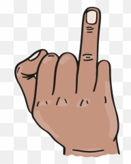Hand Gesture Clipart Bodily Transparent Cartoon - Jingfm Thumb Emoji