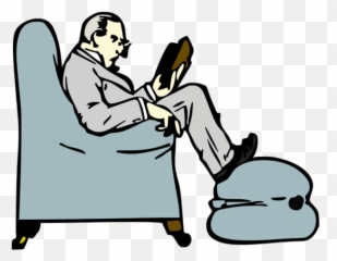 Skinny Man Reading PNG SVG Clip art for Web - Download Clipart Old Emoji