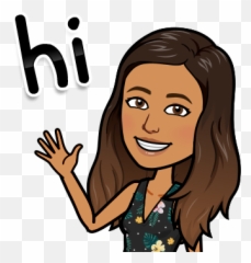 Do You Speak Emoji - Bitmoji Brown Hair Hi,Yikes Emoji