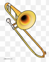 Trombone Vector Transparent Png - Clipart Trombone Emoji,Trombone Emoji
