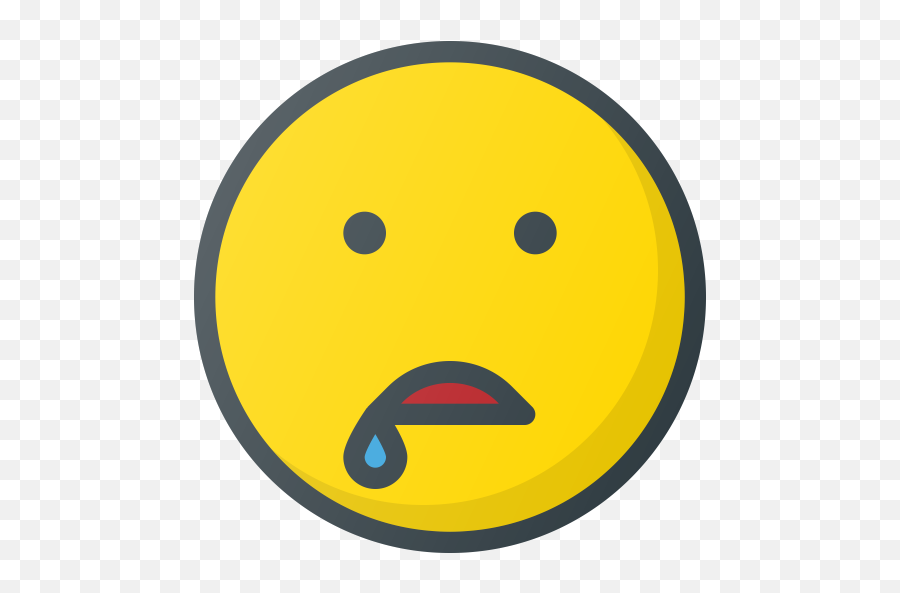 Drool Emoji Emote Emoticon - Smiley,Emoticons Free