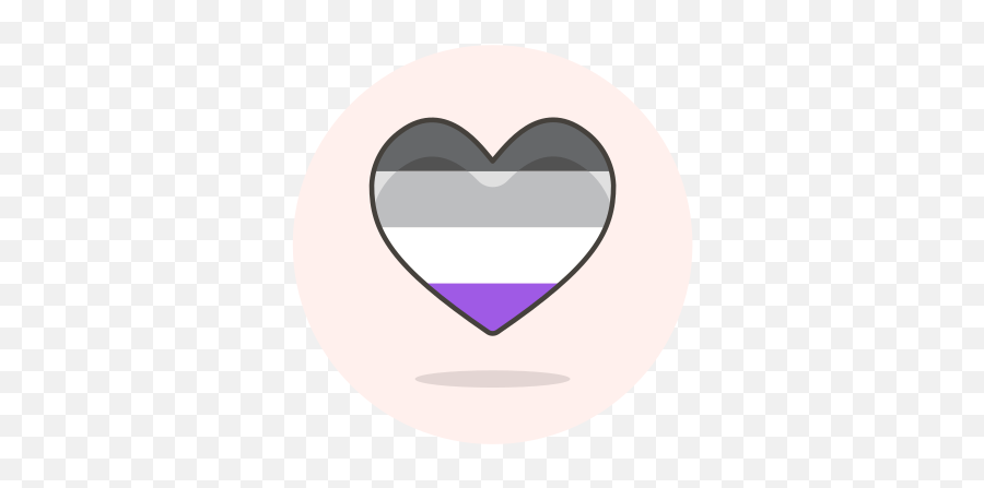 Asexual Flag Heart Free Icon Of Lgbt - Icono Bandera Asexual Png Emoji,Asexual Flag Emoji