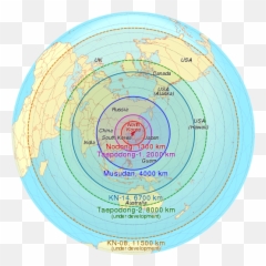 North Korean Missile Range - Taepodong 3 Emoji