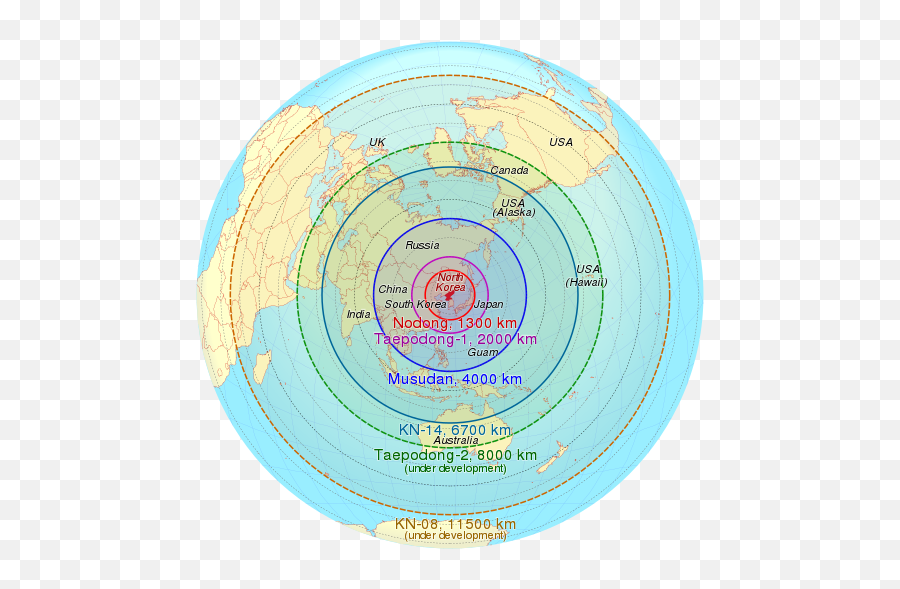 North Korean Missile Range - North Korea Missile Range Taepodong 3 Emoji,North Korea Emoji