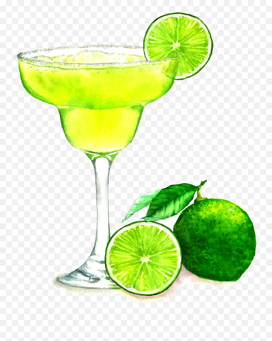 Ftestickers Watercolor Drink Cocktail Margarita - Margarita Drawing Emoji,Margarita Emoji