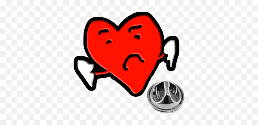 Eel Fish English Pewter Lapel Pin - Clip Art Emoji,Heartbreak Emoticon