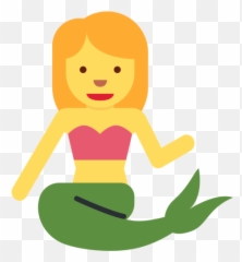Mermaid Emoji - Emoji De Sirena,Siren Emoji