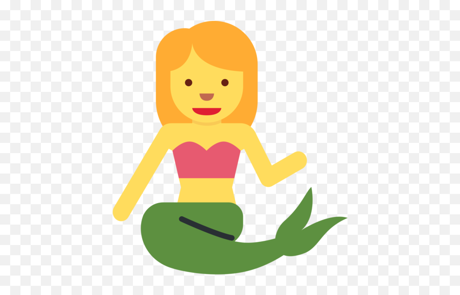 Mermaid Emoji - Emoji De Sirena,Siren Emoji