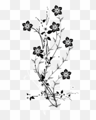 China Japan Flower Euclidean Vector - Transparent Background Flower Png Black And White Emoji,Japanese Emoji Flower