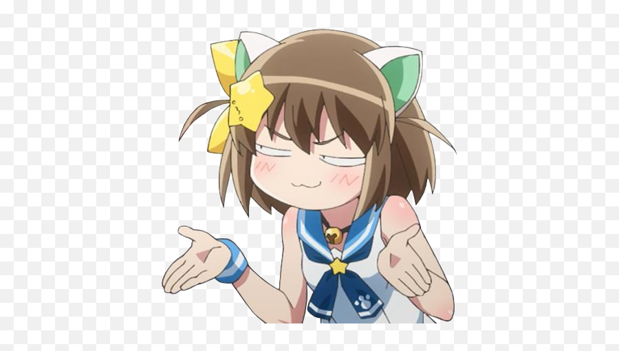 Bant - Internationalrandom Thread 4020490 Anime Girl Smirk Transparent Emoji,Girl Shrugging Emoji