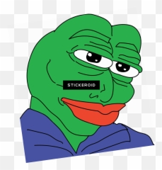 Sad Pepe Head Png Picture - Transparent Emoji