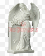 Statue Angel of Grief Figurine Mourning Weeping - Tombstone Png Emoji