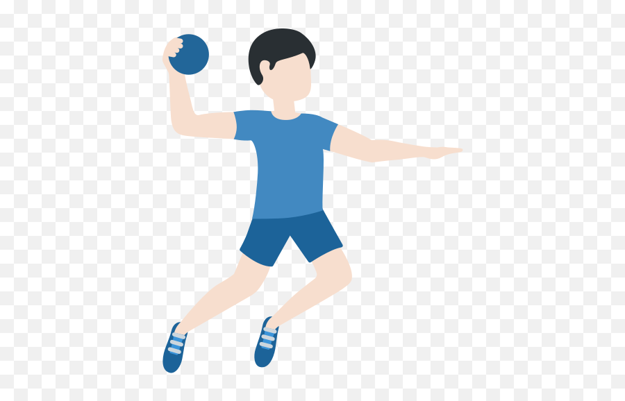 U200d Man Playing Handball Light Skin Tone Emoji - Emoji,Shorts Emoji