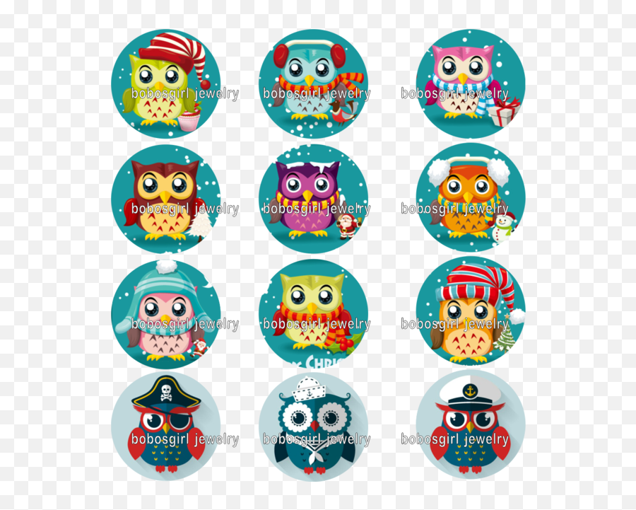 Us 125 20 Offowl Christmas Galss Snap Button Jewelry S Photo Round Cabochon Flat Back Gl455popperpopper Buttons - Aliexpress Clip Art Emoji,:s Emoticon