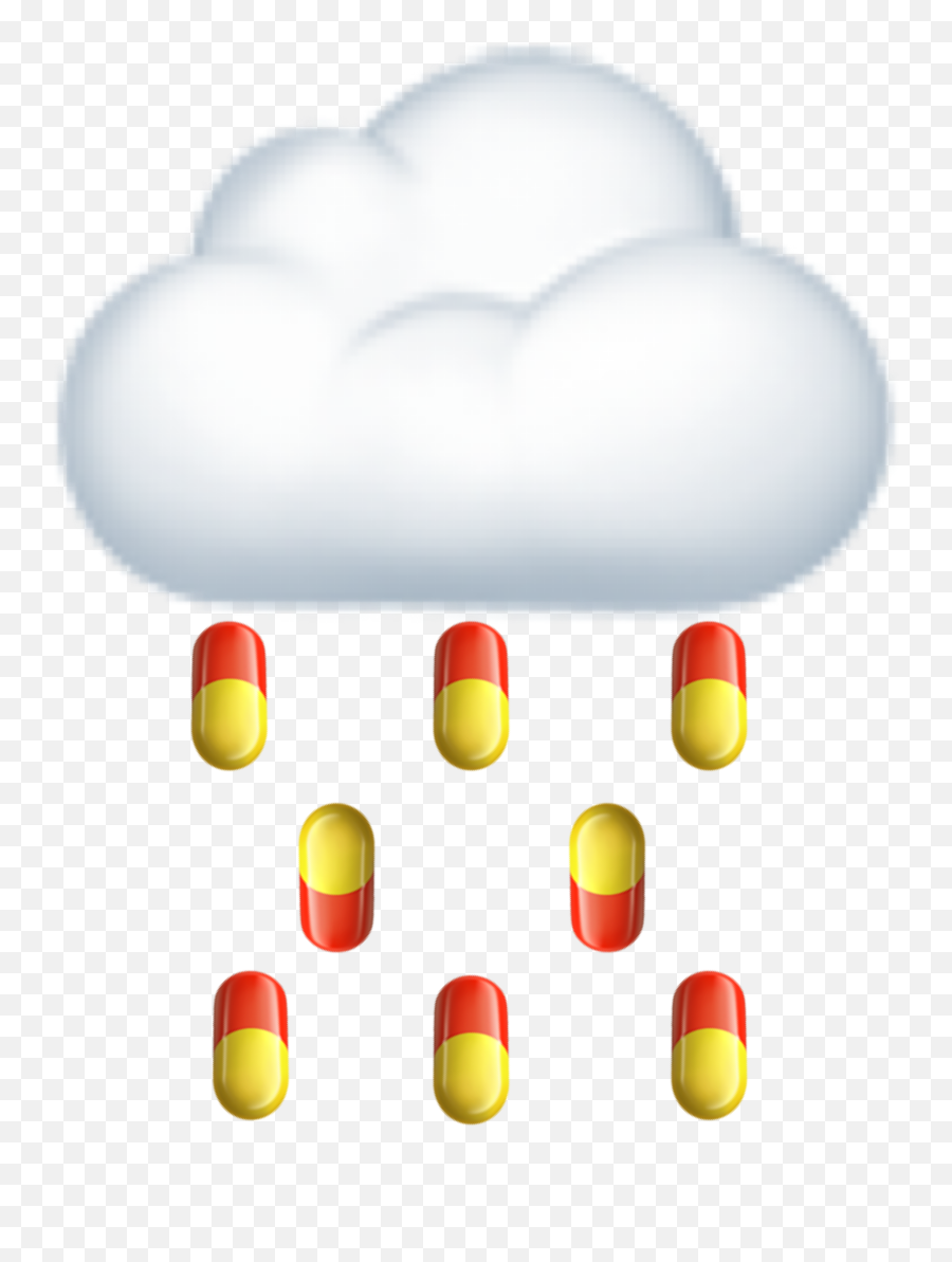 Emoji Stickers Hospitalcore Cloud Pills - Paper Lantern,Pills Emoji