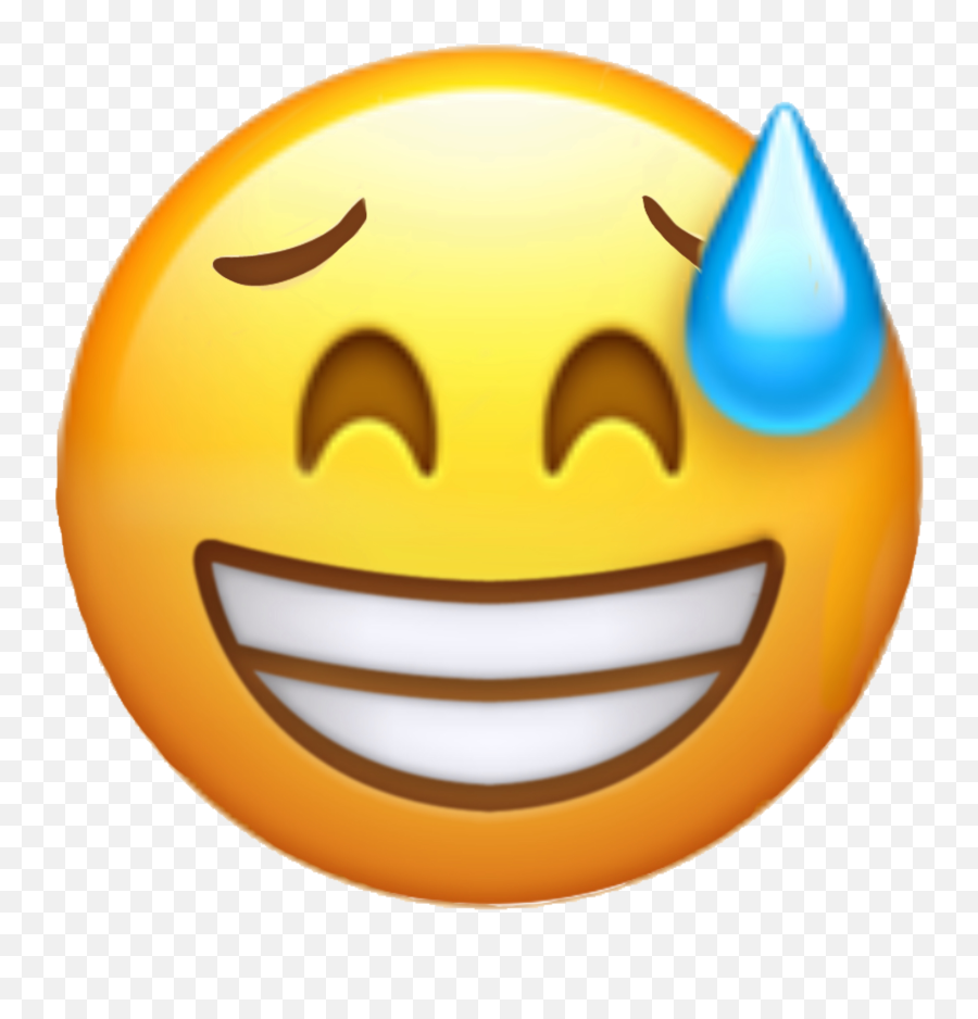Nervous Dumbass Freetoedit - Beaming Face With Smiling Eyes Emoji ...