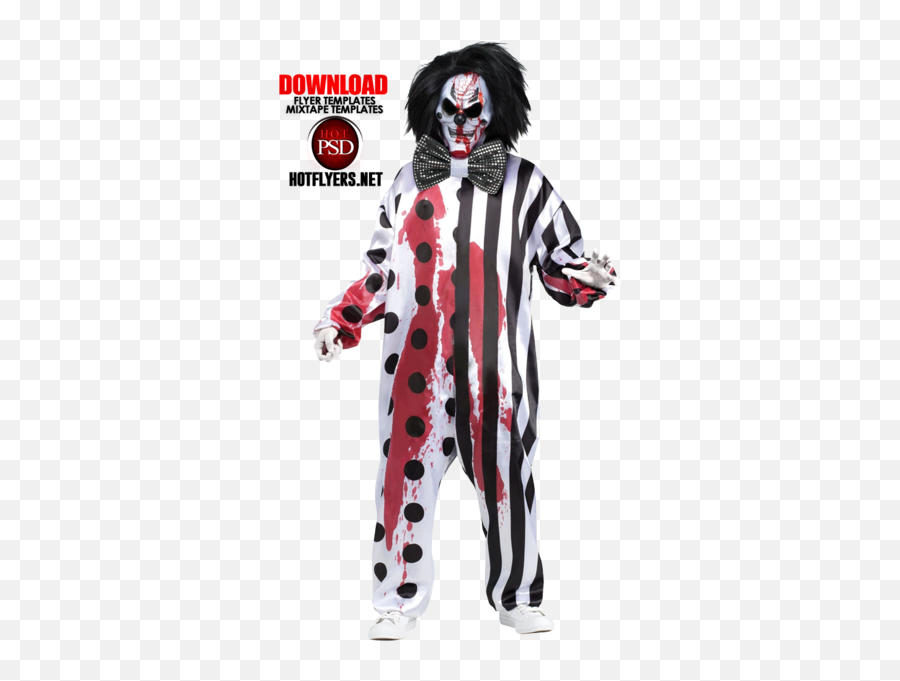 Killer Clown 2 - Scary Halloween Clown Costumes For Men Emoji,Killer Clown Emoji