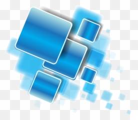 Mq Blue Square Geometric Abstract - Png Background Emoji