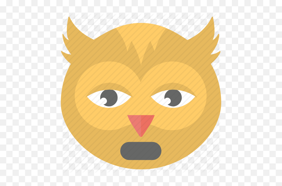 Owl Emoji Owl Face Smiley Icon - Owl Face Emoji,Wolf Whistle Emoji